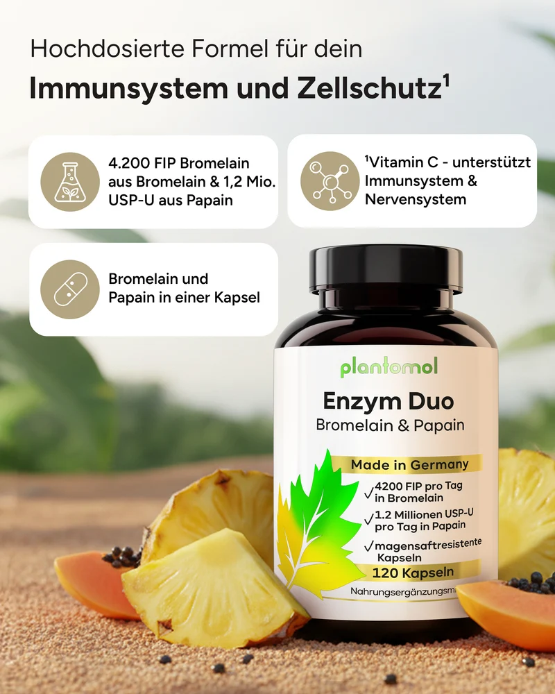 Enzym Duo - Bromelain & Papain