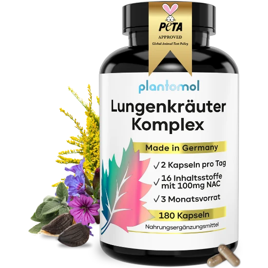 Lungenkräuter Komplex - 16 Inhaltstoffe, optimiert mit NAC