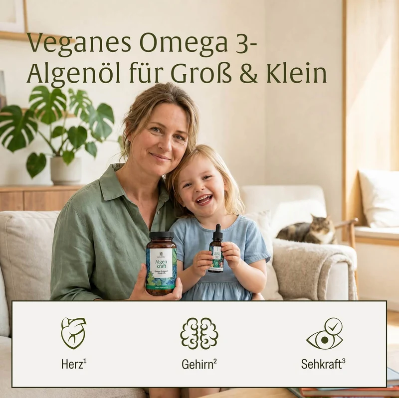 Omega 3 Familien Sparpaket: Algenkraft & Algenknirps
