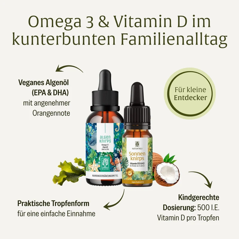 Kraftzwerge Sparpaket: Algenknirps & Sonnenknirps