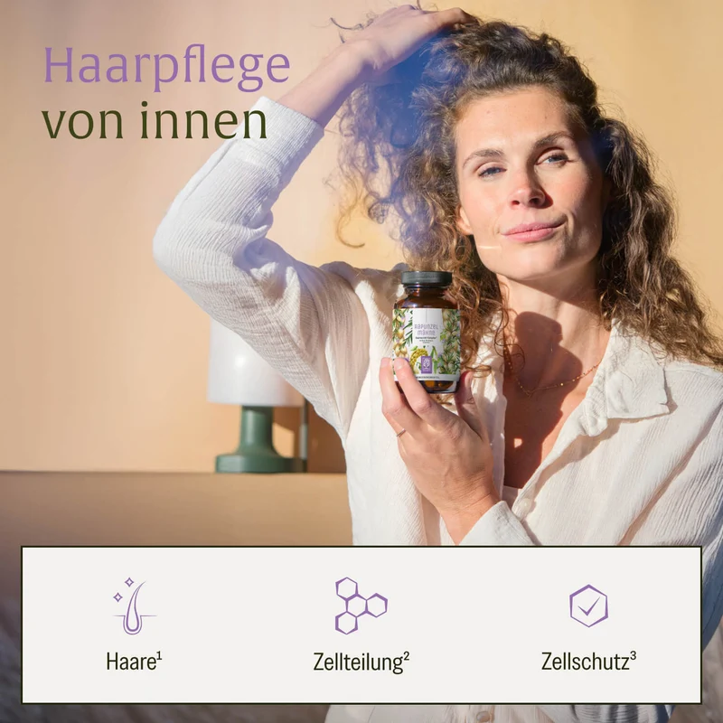 Rapunzelmähne: Haarwurzel-Komplex* mit Hirse, Gerstengras & Rosmarin