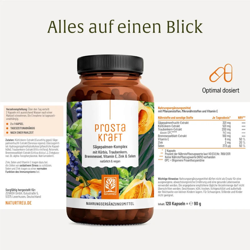 Starke Jahre Sparpaket: Prostakraft, Knochenstark & Blutdruck