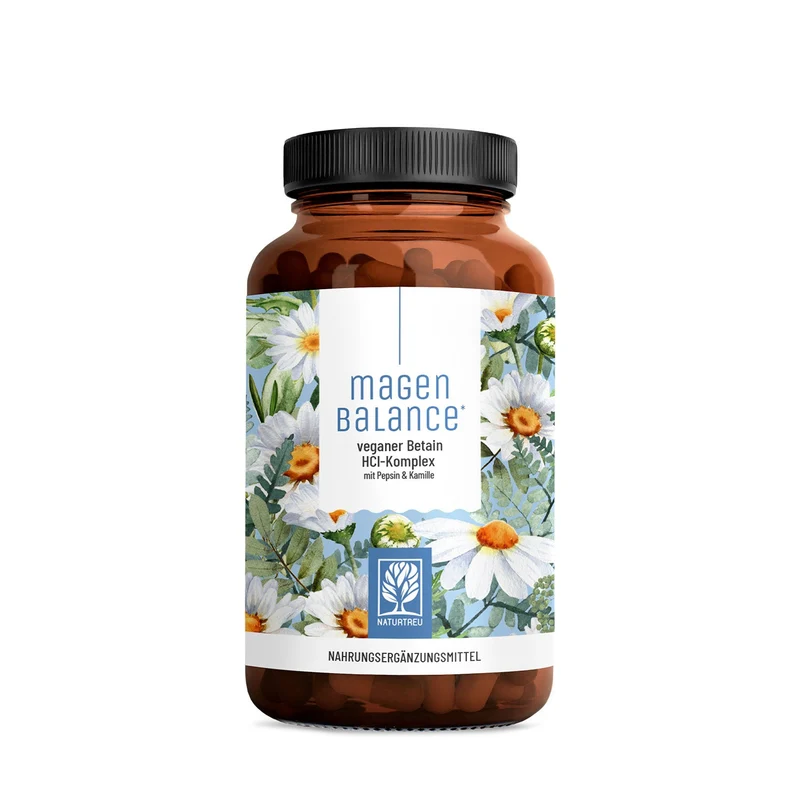 Magenbalance: Betain HCI-Komplex mit Pepsin & Kamille