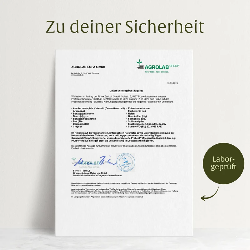Blütezeit: Quercetin-Komplex mit Bromelain & Vitamin C