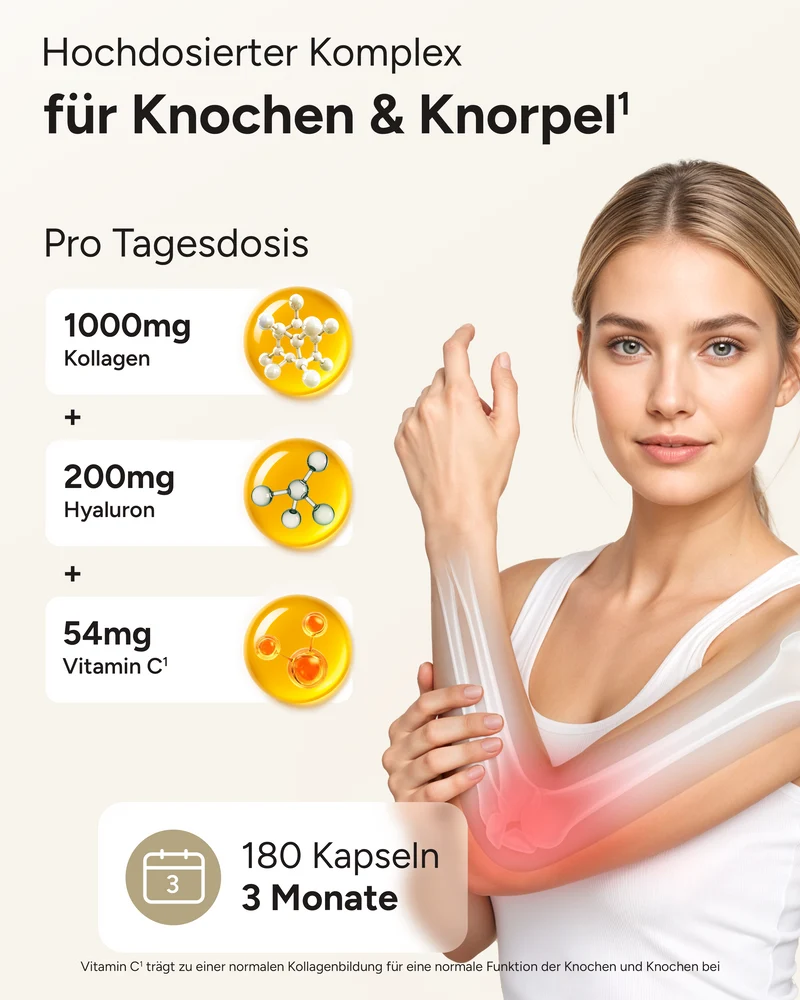 Gelenkglück - Kollagen & Hyaluron Komplex