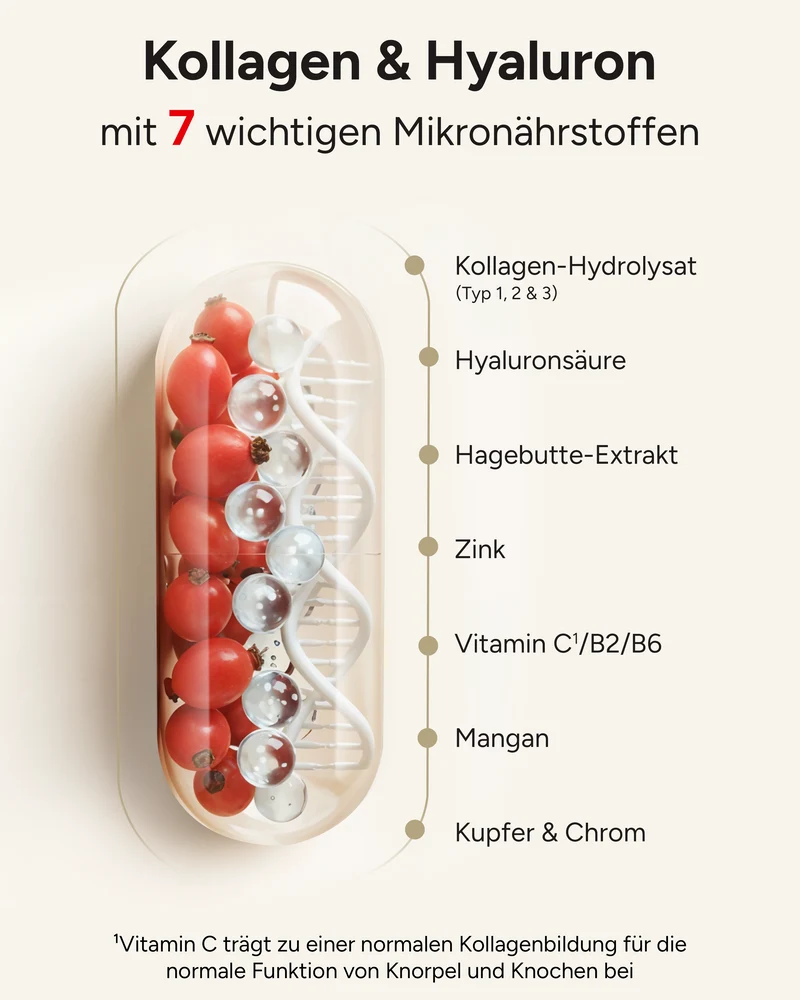 Gelenkglück - Kollagen & Hyaluron Komplex