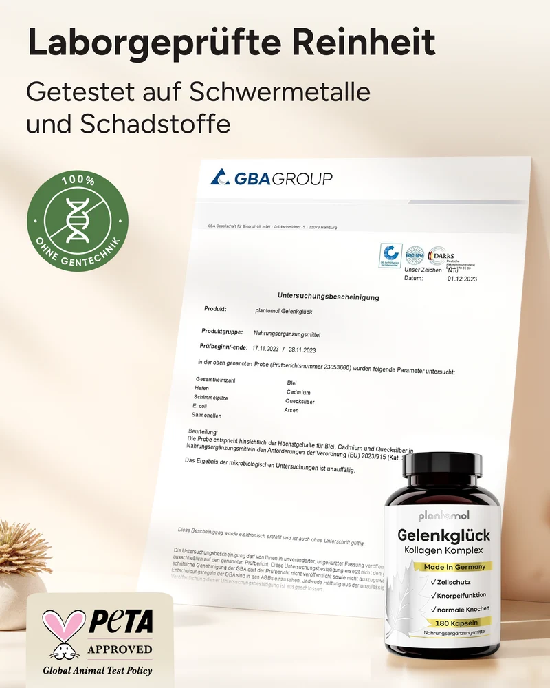 Gelenkglück - Kollagen & Hyaluron Komplex