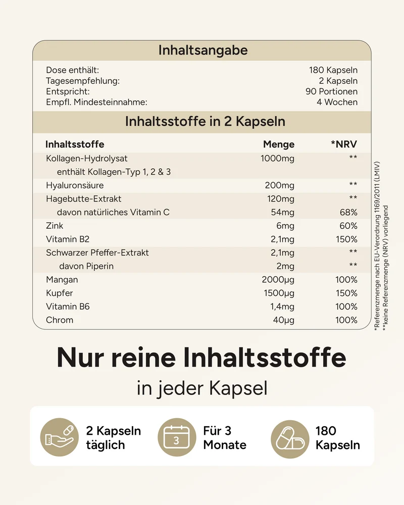 Gelenkglück - Kollagen & Hyaluron Komplex