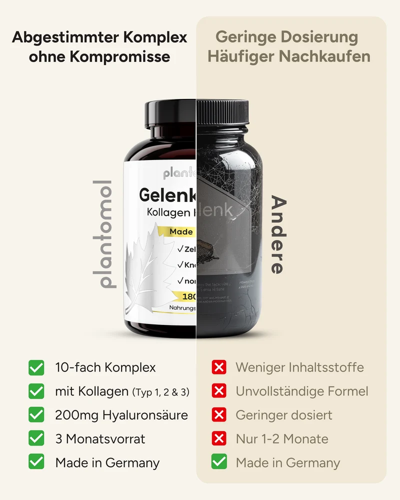 Gelenkglück - Kollagen & Hyaluron Komplex
