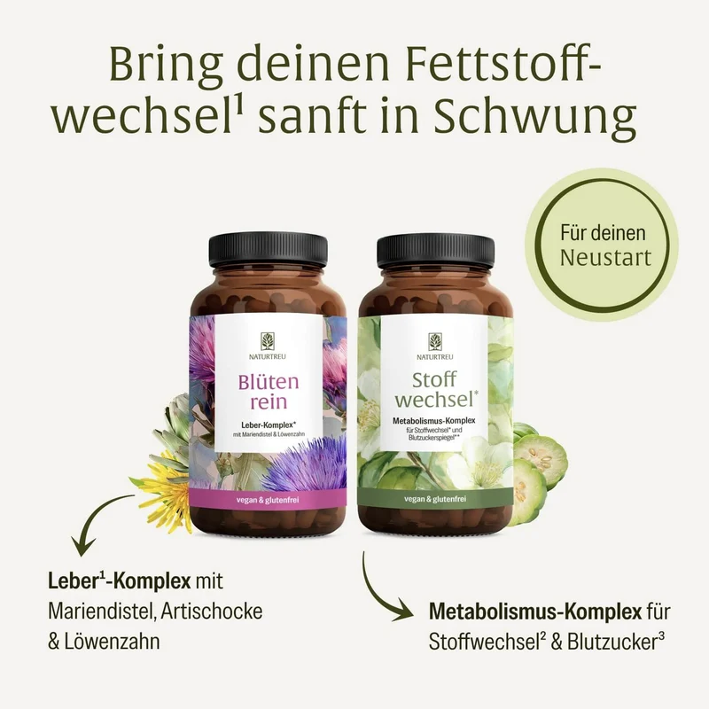 Fettstoffwechsel* Sparpaket: Blütenrein & Stoffwechsel