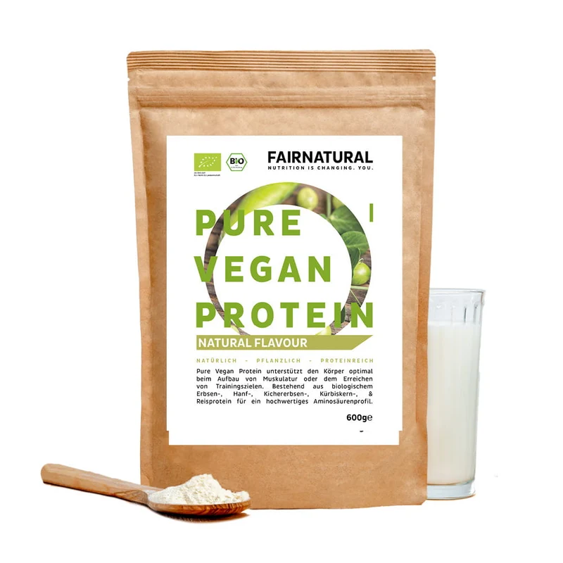 Organic Vegan Protein Powder Neutral without Soy