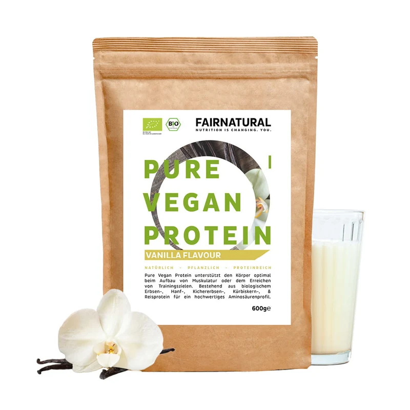 Organic Vegan Protein Powder Vanilla without Soy