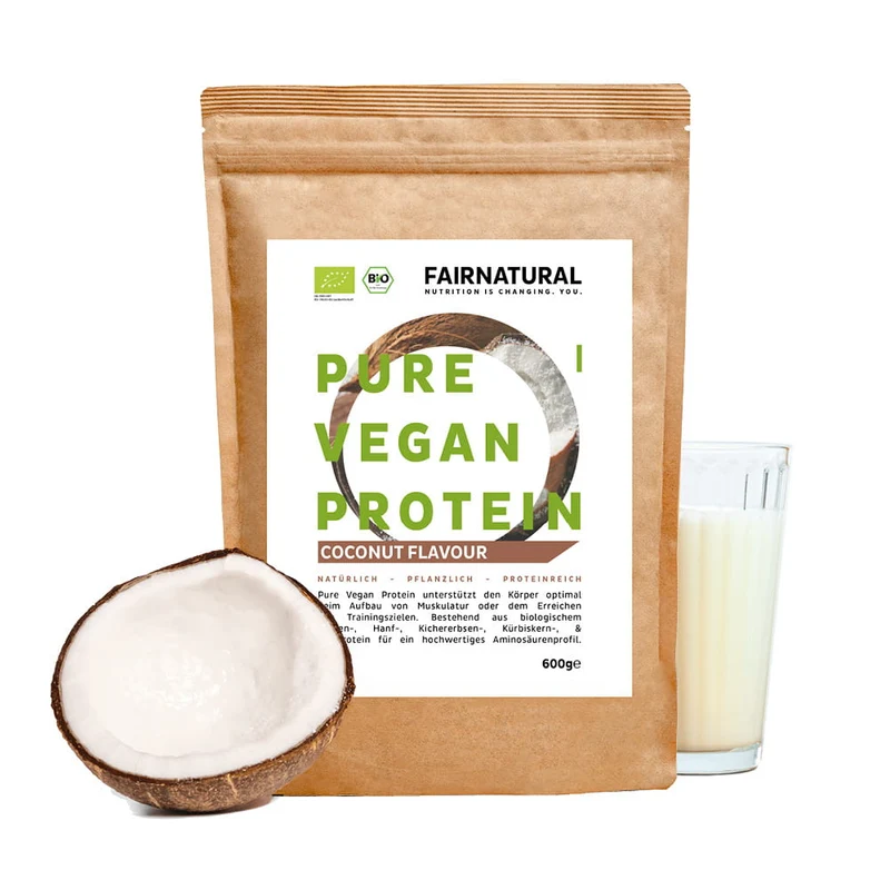 Organic Vegan Protein Powder Coconut Without Soy