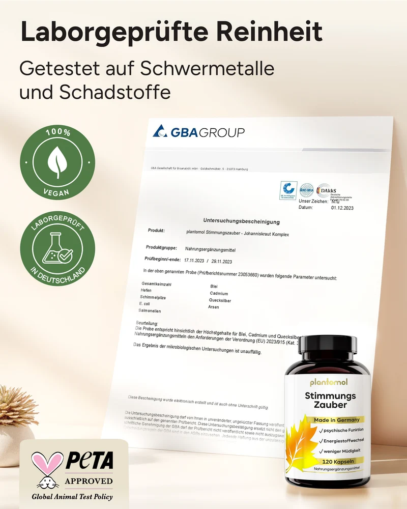 Stimmungszauber - mit Johanniskraut, GABA & L-Tryptophan