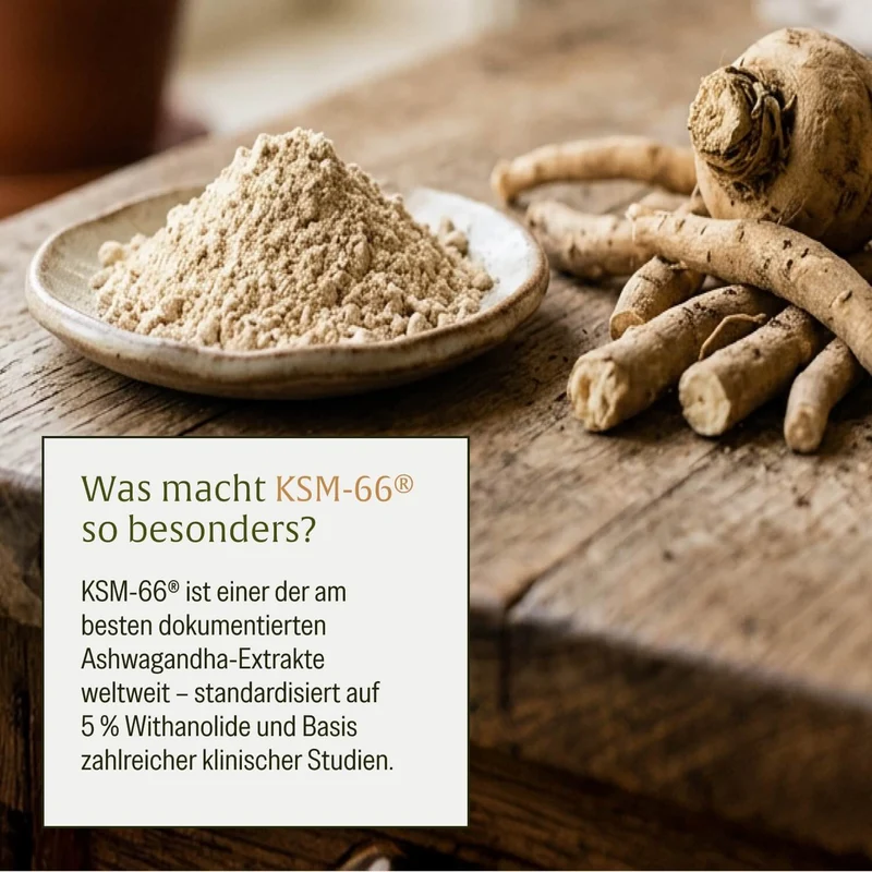 Ruhewurzel: Ashwagandha mit KSM-66®