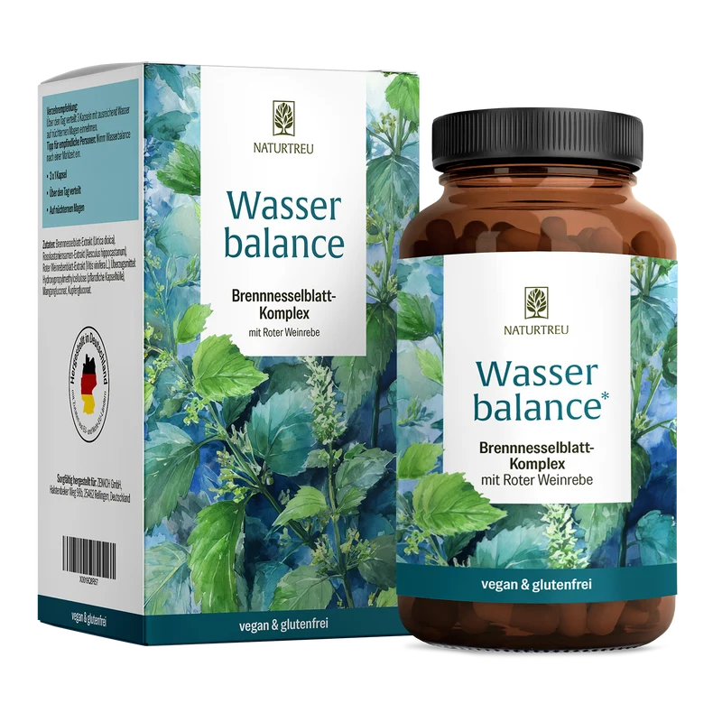 Wasserbalance: Brennnessel Kapseln mit Kupfer & Mangan