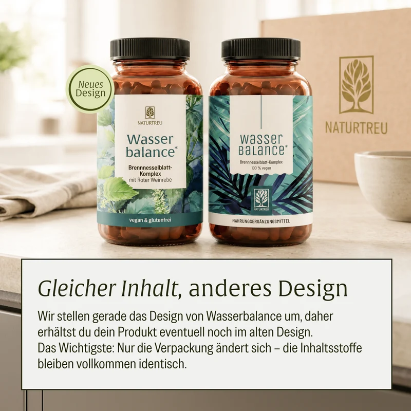 Wasserbalance: Brennnessel Kapseln mit Kupfer & Mangan