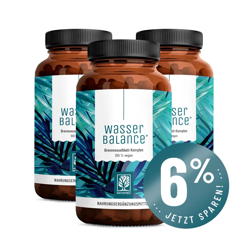 Wasserbalance: Brennnessel Kapseln mit Kupfer & Mangan