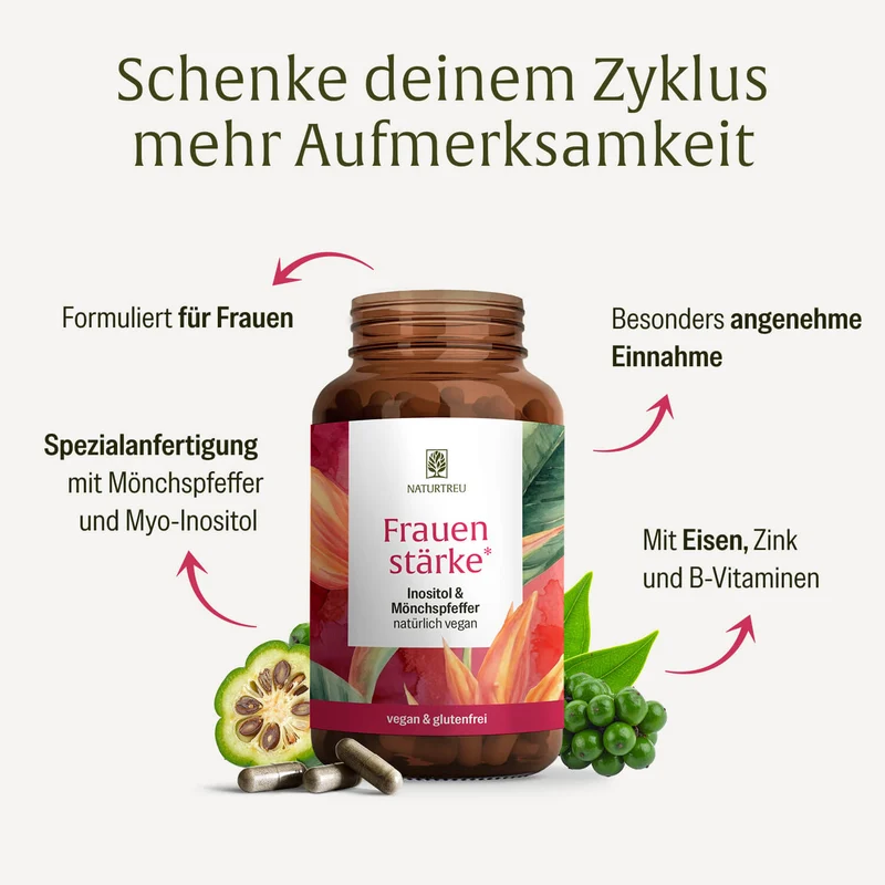 Frauenstärke: Inositol Mönchspfeffer Komplex