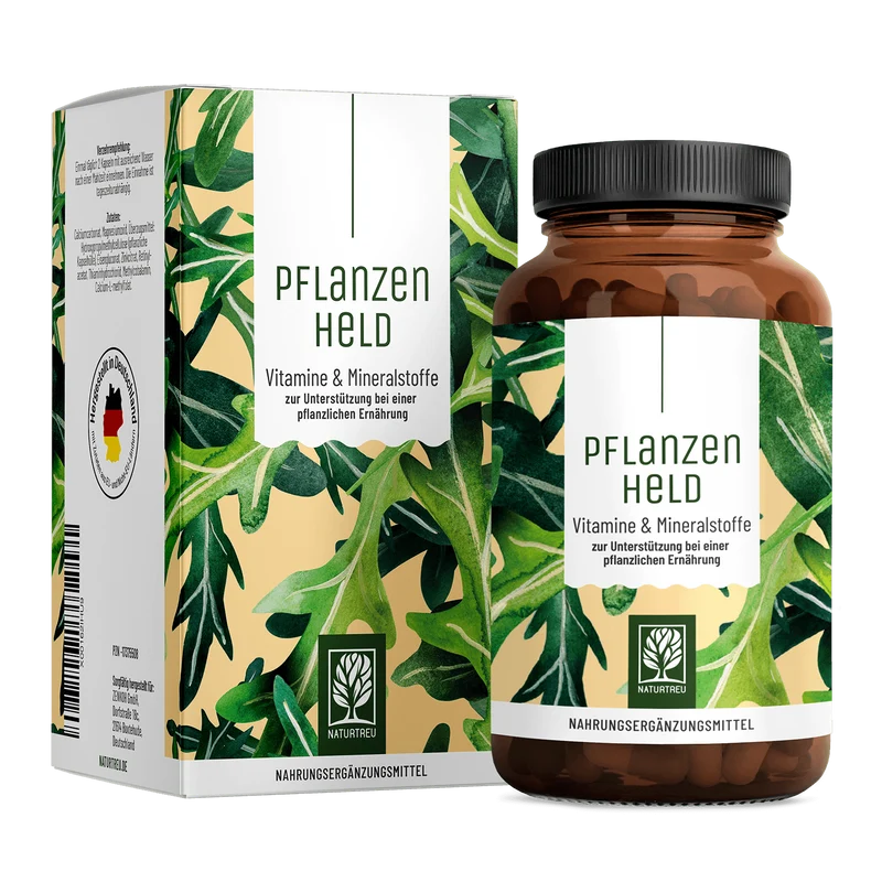 Pflanzenheld: All in One Multivitamin & Nährstoff-Komplex für Veganer