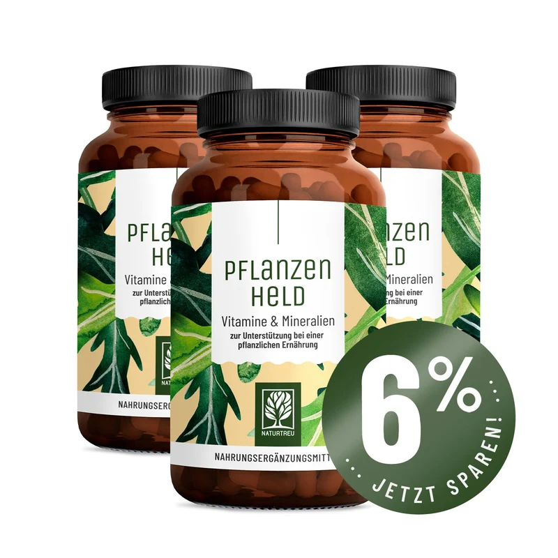 Pflanzenheld: All in One Multivitamin & Nährstoff-Komplex für Veganer