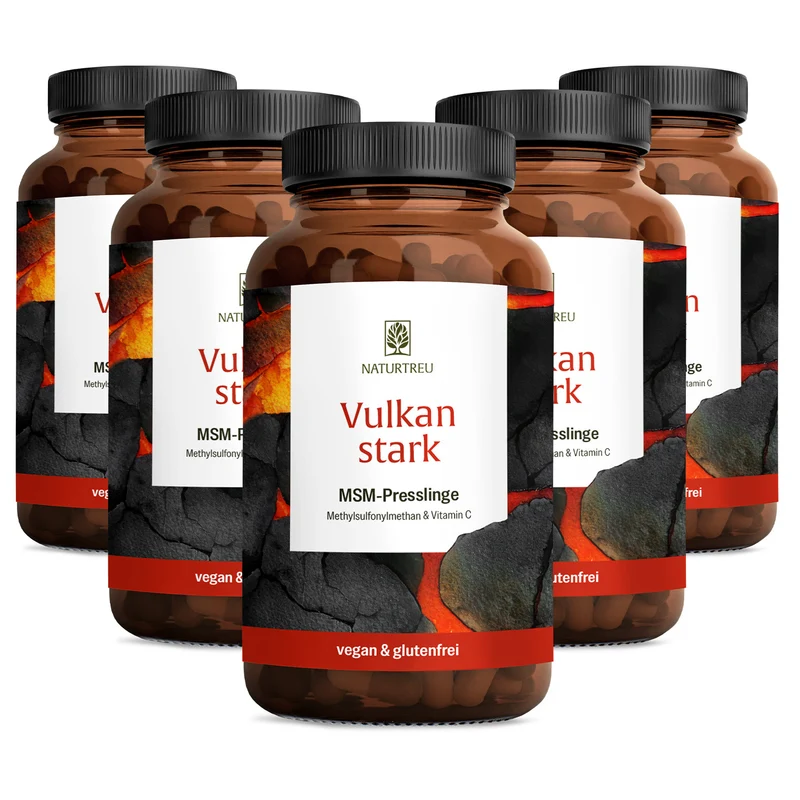Vulkanstark: MSM-Komplex mit Vitamin C