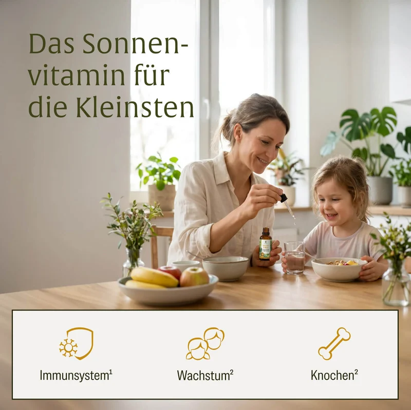 Sonnenknirps: Vitamin D3 & K2 für Kinder ab 4 Jahren