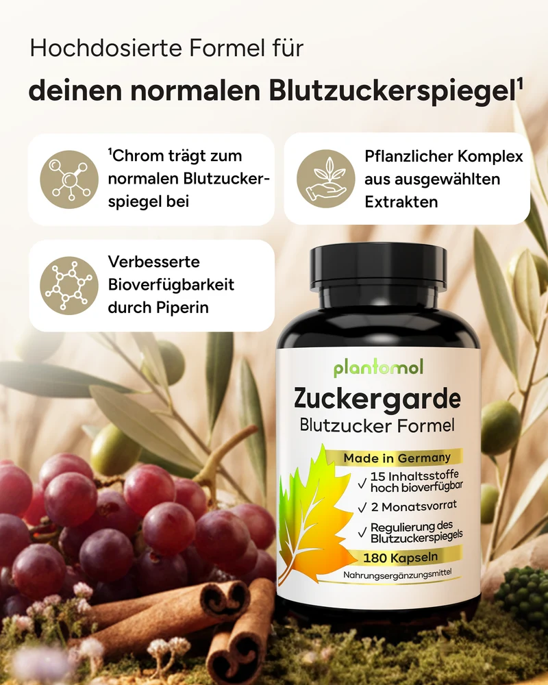 Zuckergarde - 15-fach Blutzucker Formel