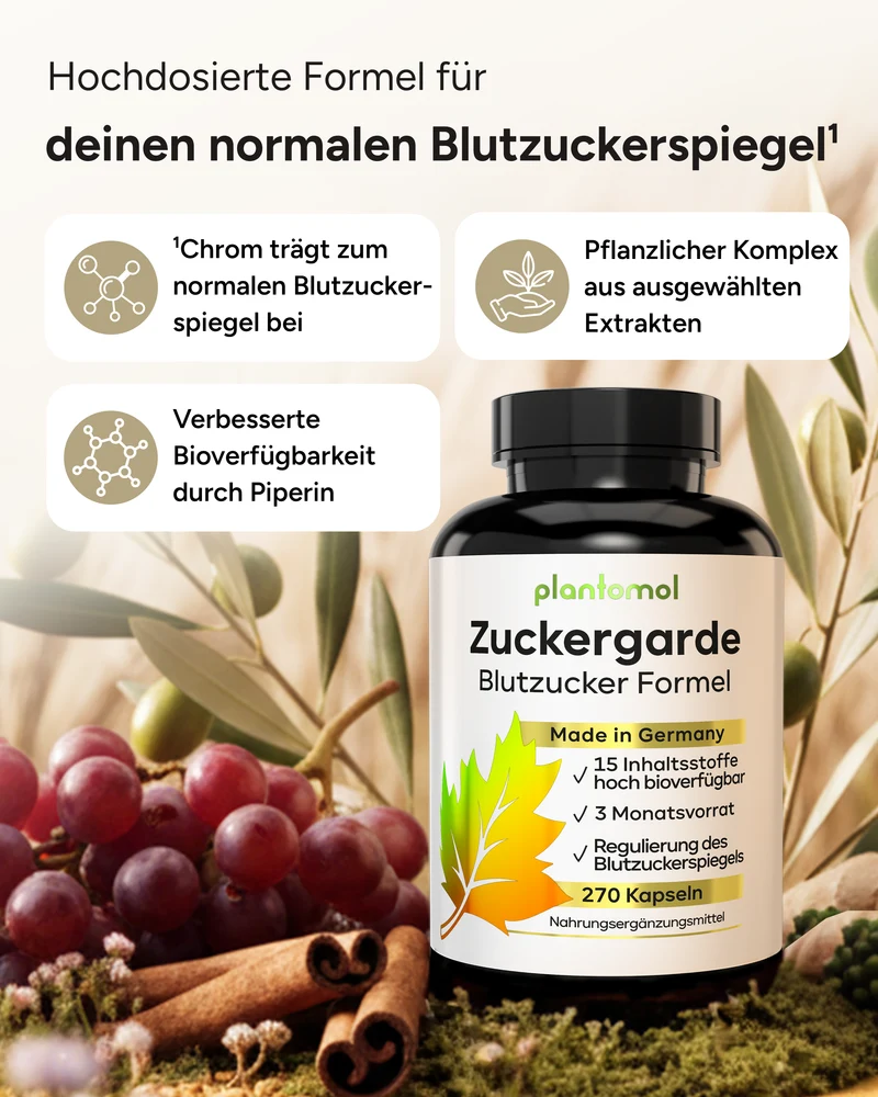 Zuckergarde - 15-fach Blutzucker Formel