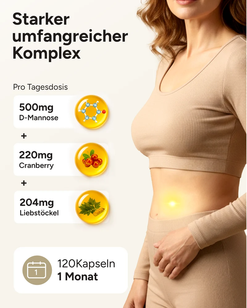 Blasenwohl - D-Mannose und Cranberry-Extrakt