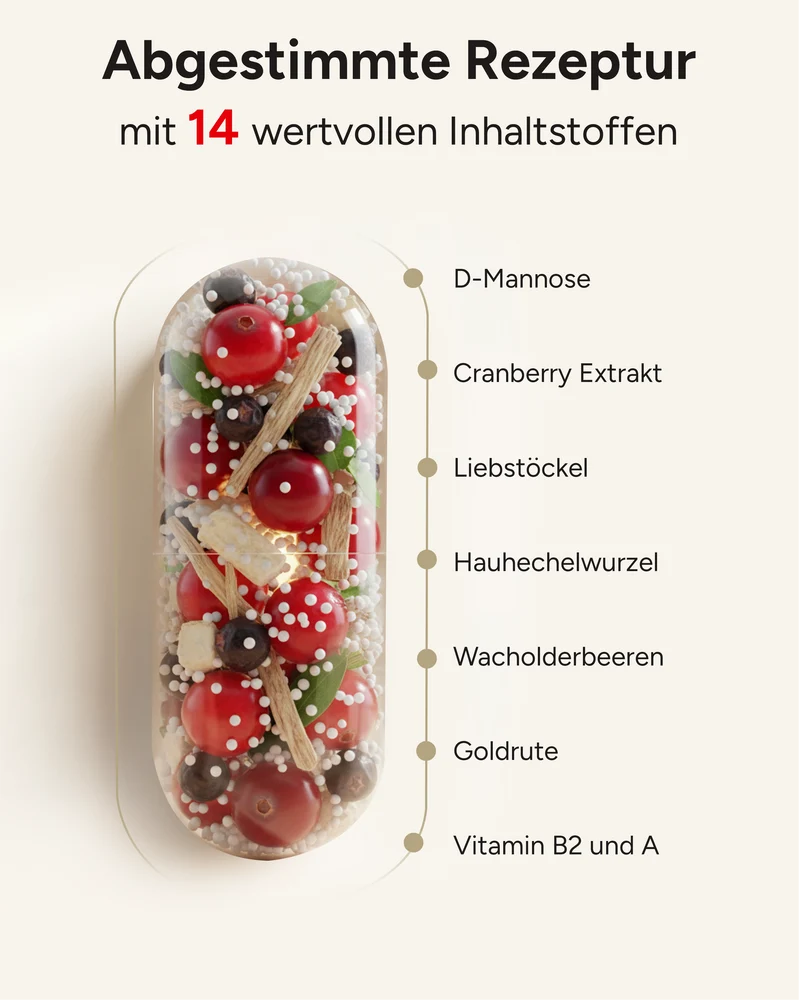 Blasenwohl - D-Mannose und Cranberry-Extrakt