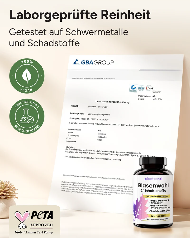Blasenwohl - D-Mannose und Cranberry-Extrakt