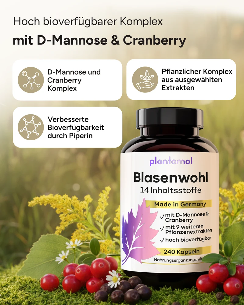 Blasenwohl - D-Mannose und Cranberry-Extrakt