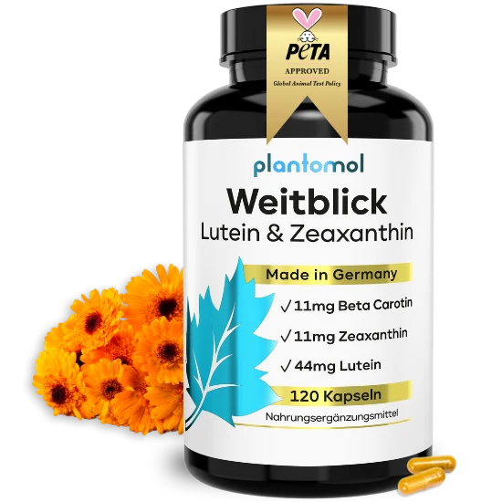 Weitblick - Augenvitamine mit 44mg Lutein und 11mg Zeaxanthin