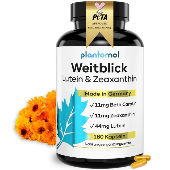 Weitblick - Augenvitamine mit 44mg Lutein und 11mg Zeaxanthin