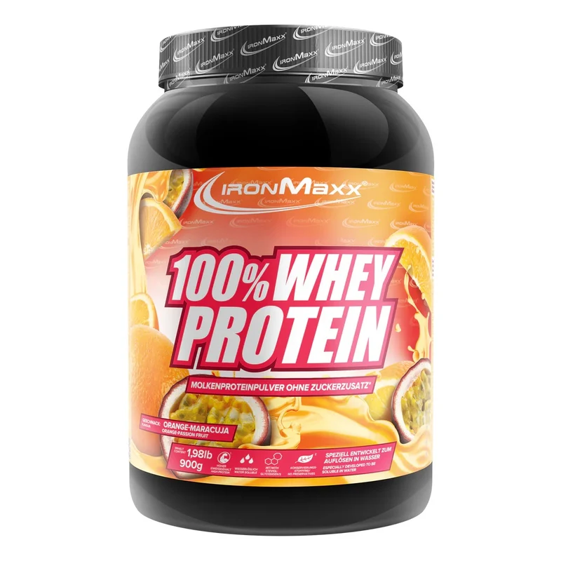 IronMaxx 100% Whey Protein 900g Dose