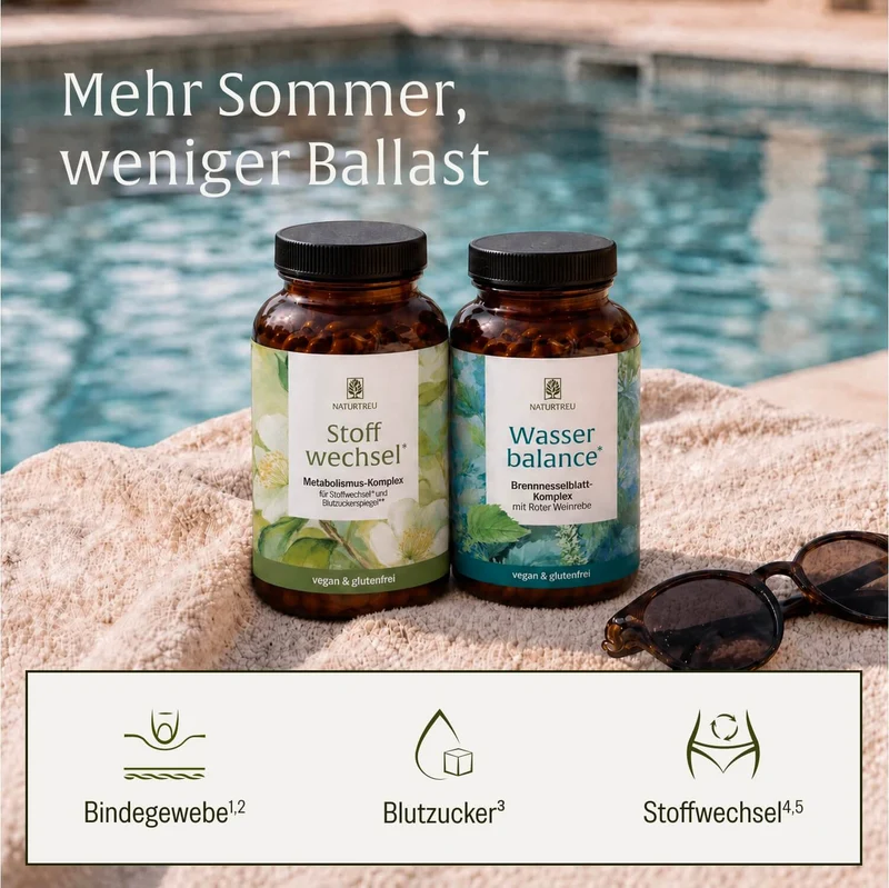 Sommerleicht Sparpaket: Stoffwechsel & Wasserbalance