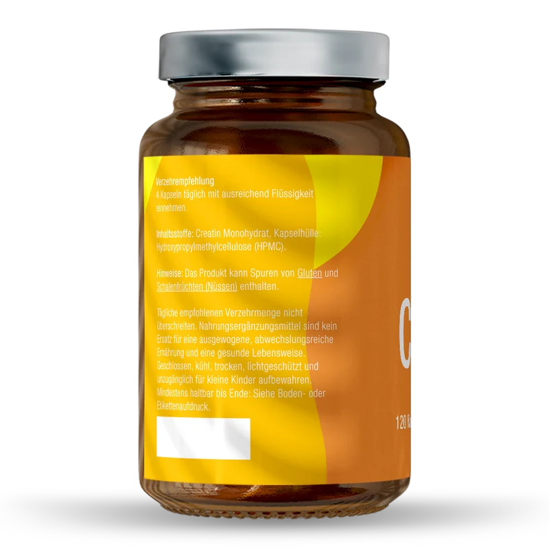 Nutrapure Creatin Monohydrat, 120 Kapseln
