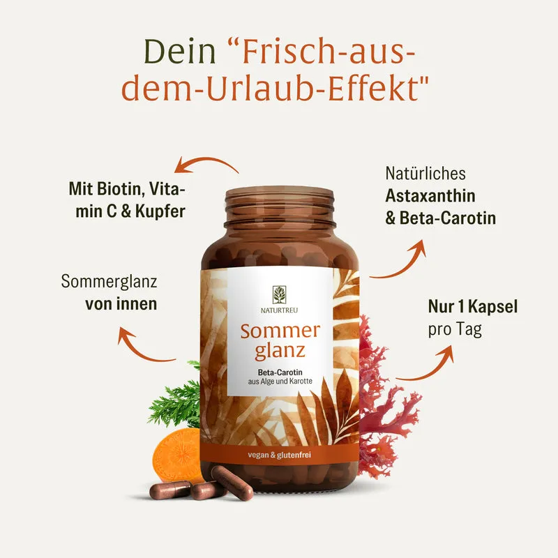 Sommerglanz: Beta-Carotin