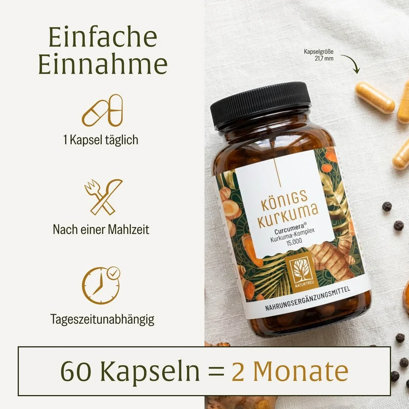 Königskurkuma: Curcumera® Premium-Komposition