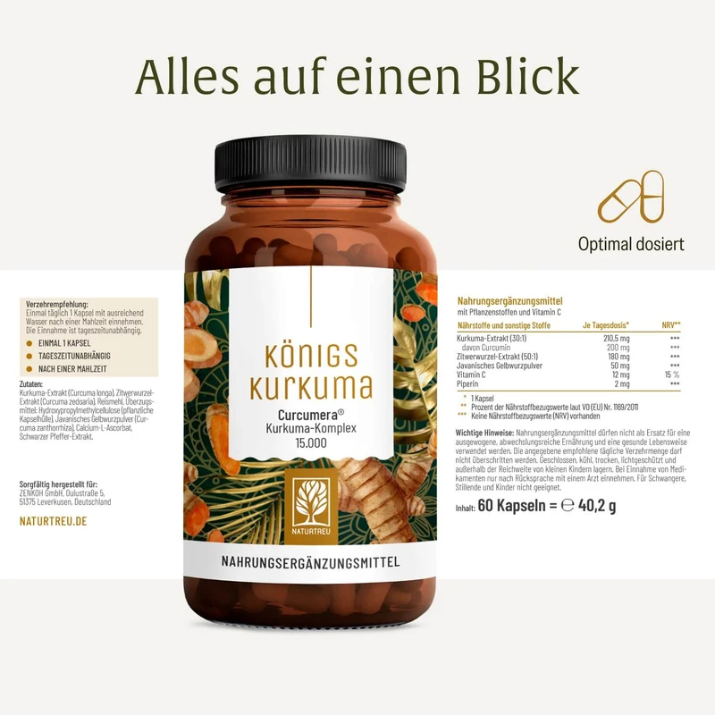 Königskurkuma: Curcumera® Premium-Komposition