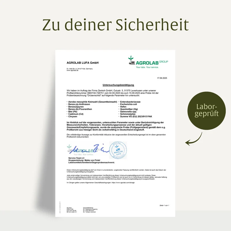Drüsenschild: Schilddrüse-Komplex mit Jod & Selen