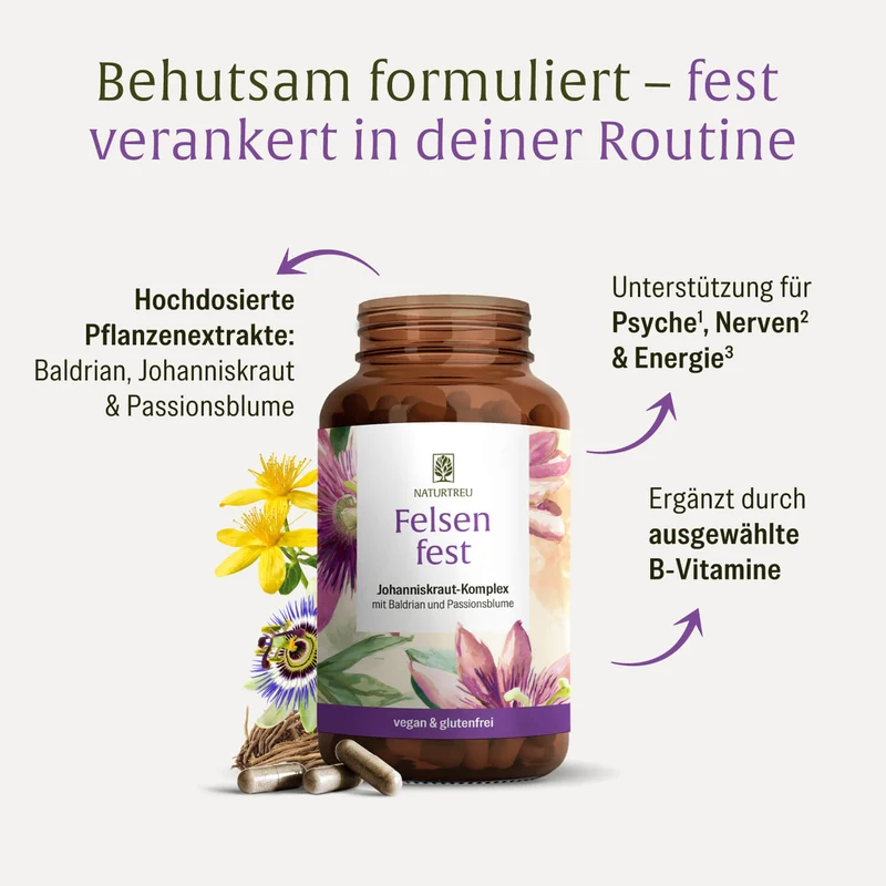 Felsenfest: Johanniskraut Baldrian Passionsblume Komplex