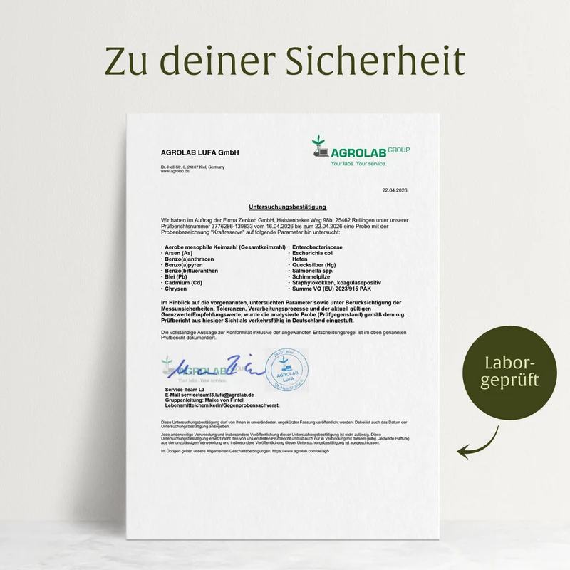 Kraftreserve: 4-fach Magnesium-Komplex