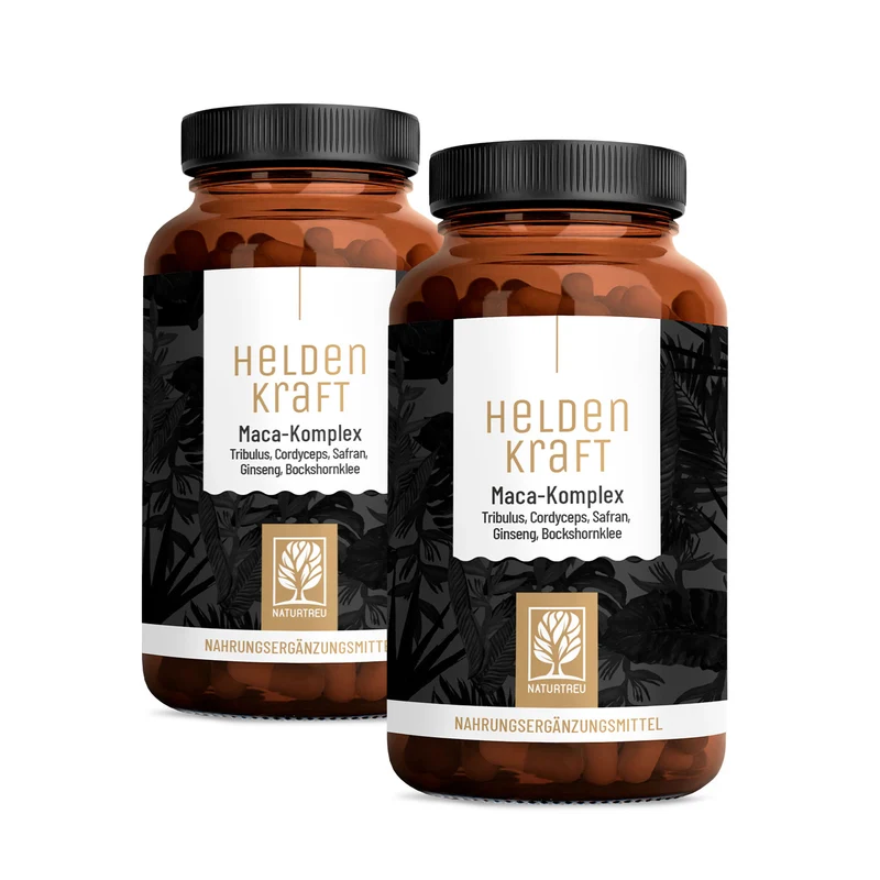 Heldenkraft: Maca-Komplex mit Tribulus