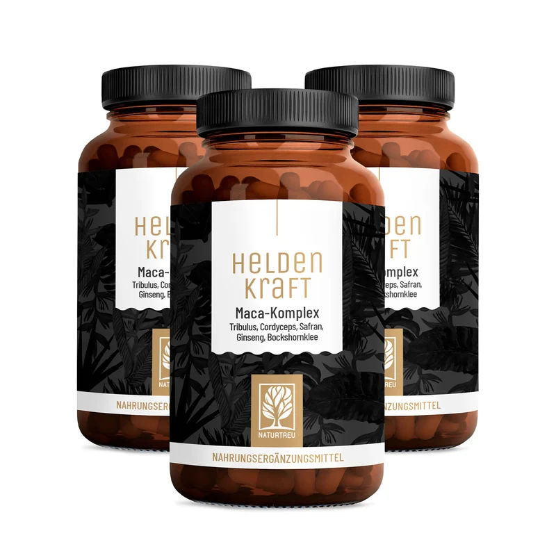 Heldenkraft: Maca-Komplex mit Tribulus