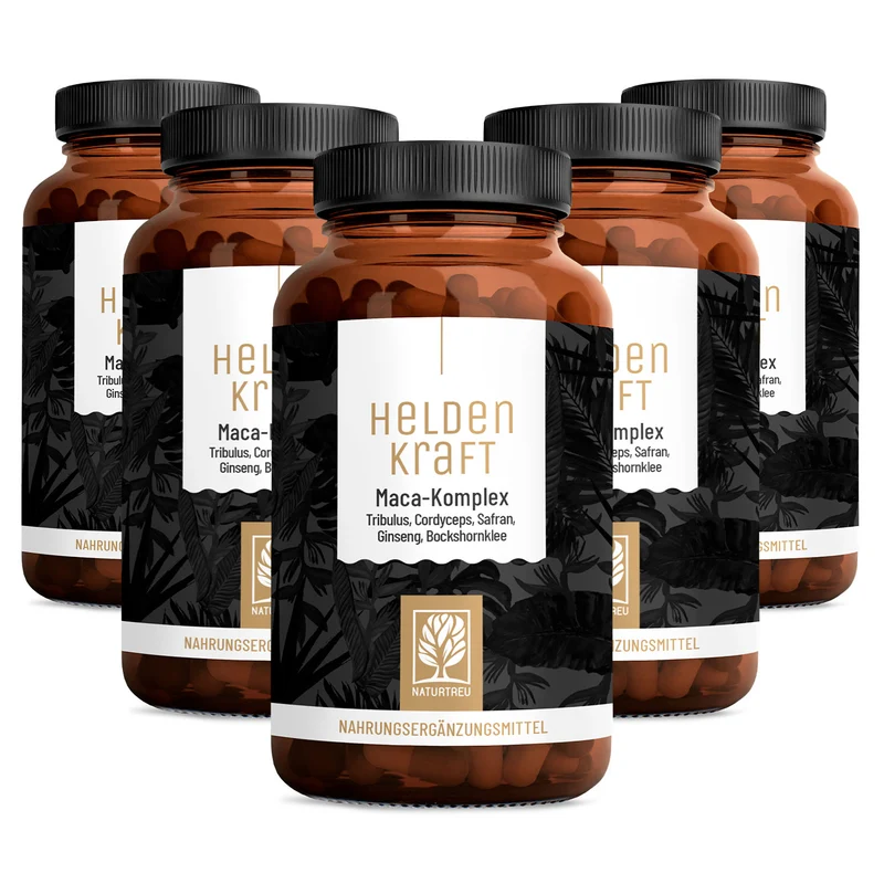 Heldenkraft: Maca-Komplex mit Tribulus