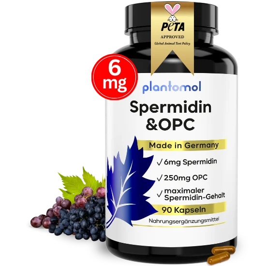 Spermidin-OPC - 6mg Spermidin mit 250mg OPC pro Kapsel