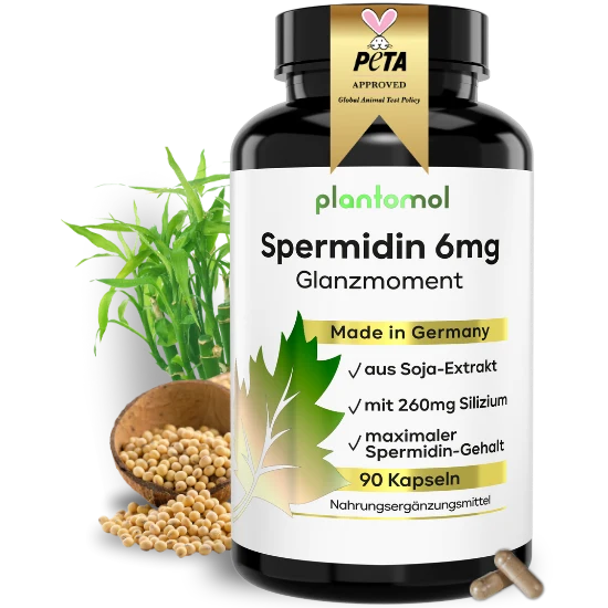 Spermidin - 6mg Spermidin mit Silizium Extrakt