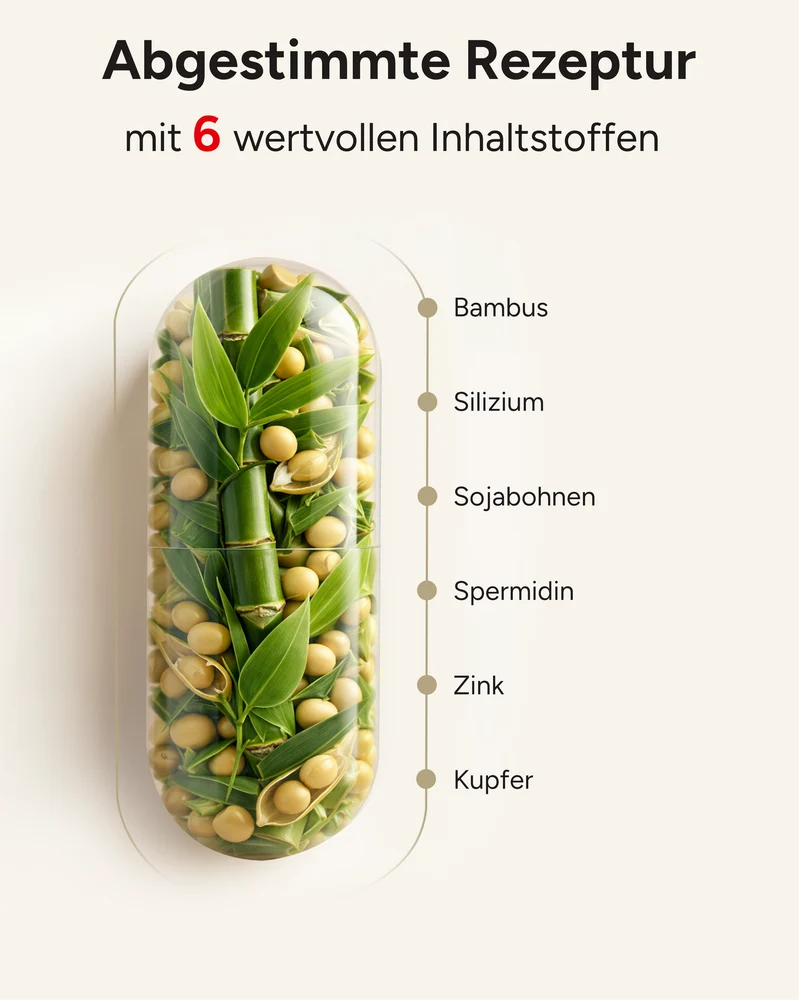 Spermidin - 6mg Spermidin mit Silizium Extrakt